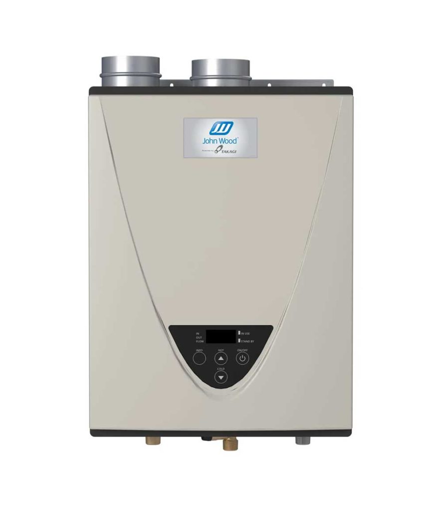 John Wood condensing tankless heater